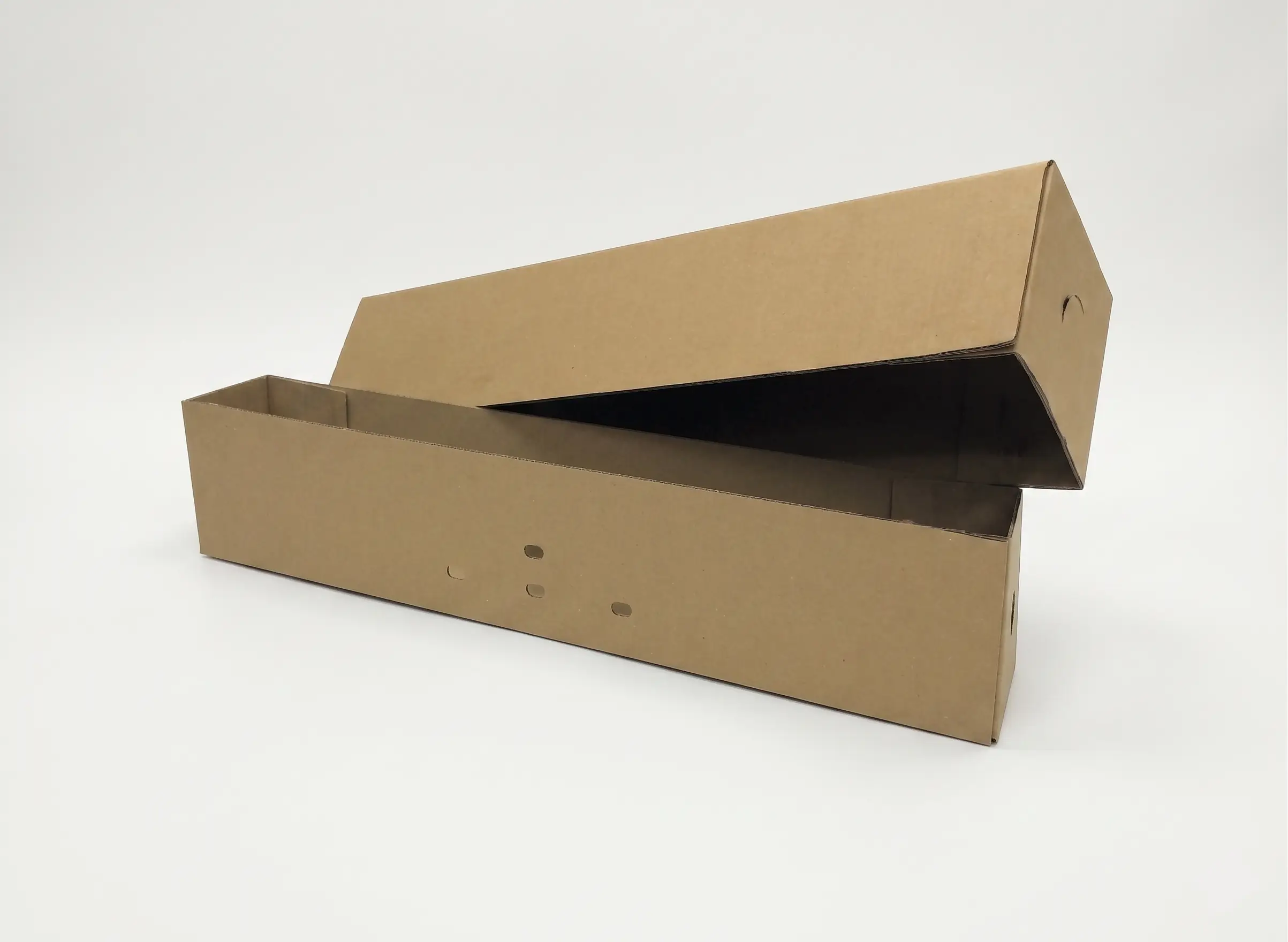 Cajas de cartón ventiladas para flores y arreglos de exportación