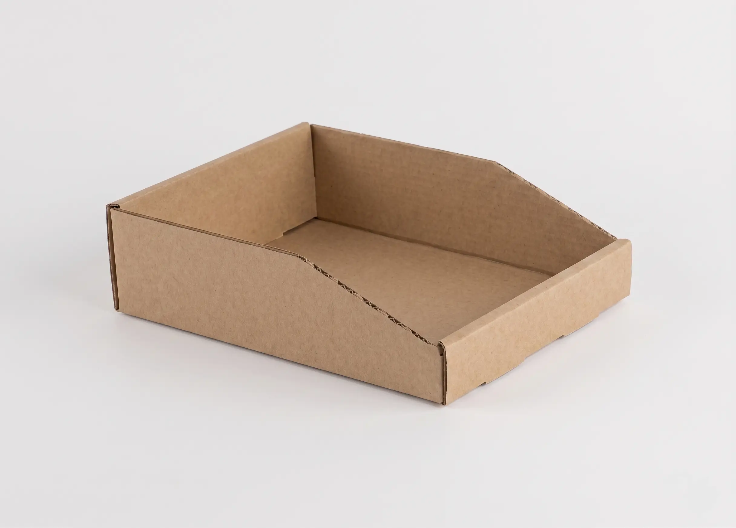 Caja regular de cartón tipo exhibidor para punto de venta